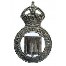 Northumberland Constabulary Cap Badge - King's Crown