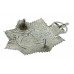 Derby Borough Police Star Helmet Plate - King's Crown