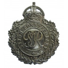 George VI Devon Constabulary Wreath Helmet Plate