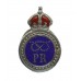Staffordshire Constabulary Police Reserve Enamelled Lapel Badge - King's Crown