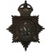 Bristol Constabulary Night Helmet Plate (A201) - King's Crown