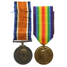 WW1 British War & Victory Medal Pair - Gnr. A. Fletcher, Royal Artillery