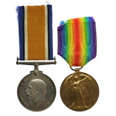 WW1 British War & Victory Medal Pair - Gnr. A. Edgar, Royal A
