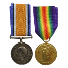 WW1 British War & Victory Medal Pair - Pte. A. Souter, Argyll