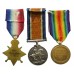 WW1 1914-15 Star Medal Trio - Cpl. A. Fearn, West Riding Regiment