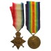 WW1 1914-15 Star, Victory Medal and Memorial Plaque - Pte. J.F. Merry, Royal Warwickshire Regiment - Died of Wounds, 29/3/16