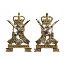 Pair of Kent & County of London Yeomanry (Sharpshooters) Anod