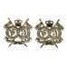 Pair of 16th/5th The Queen's Royal Lancers Collar Badges - Queen's Crown