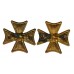 Pair of Royal Malta Artillery/Militia Regiment Collar Badges