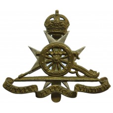 Royal Malta Artillery Cap Badge - King's Crown