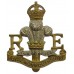 Royal Monmouthshire Royal Engineers (Militia) Cap Badge - King's Crown
