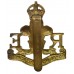 Royal Monmouthshire Royal Engineers (Militia) Cap Badge - King's Crown