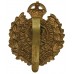 George V Royal Engineers WW1 Economy Cap Badge (Non Voided Centre)