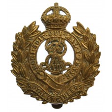 Edward VII Royal Engineers Cap Badge