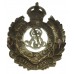 Edward VII Royal Engineers Volunteers White Metal Cap Badge (c.1901-1908)