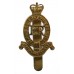 Royal Horse Artillery (R.H.A.) Brass Cap Badge - Queen's Crown