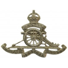 Edwardian Royal Artillery Volunteers/Territorials White Metal Cap
