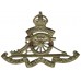 Edwardian Royal Artillery Volunteers/Territorials White Metal Cap Badge (c.1902-1908)