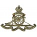 Edwardian Royal Artillery Volunteers White Metal Cap Badge - (c.1902-1908)