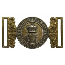 Victorian Pre 1881 67th (South Hampshire) Regiment of Foot Officer's Waist Belt Clasp