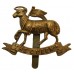 The Queen's (Royal West Surrey) Regiment WW1 All Brass Cap Badge