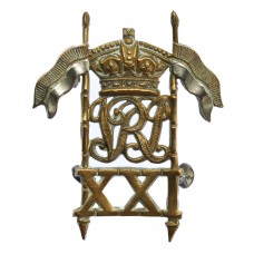 Rare Victorian 21st (Empress of India's) Lancers 'Upright Lances' Cap Badge (c.1899-1900)