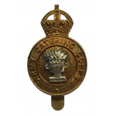 Army Catering Corps Bi-Metal Cap Badge - King's Crown