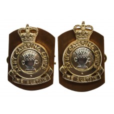 Pair of Army Catering Corps Anodised (Staybrite) Collar Badges (c.1973-1993)