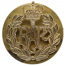 Royal Air Force (R.A.F.) Anodised (Staybrite) Cap Badge - Queen's