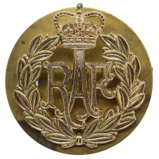 Royal Air Force (R.A.F.) Anodised (Staybrite) Cap Badge - Queen's Crown