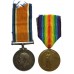 WW1 British War & Victory Medal Pair - Gnr. C.A. Hogben, Royal Artillery