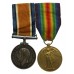 WW1 British War & Victory Medal - Pte. (Later Lieut.) H.P. Sheppard, Royal Fusiliers