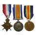 WW1 1914-15 Star Medal Trio - Bmbr. A.E. Hobday, Royal Field Artillery