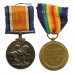 WW1 British War & Victory Medal Pair - Pte. H.G. Richardson, 10th Bn. Royal West Kent Regiment - Died of Wounds, 27/7/17