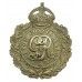 George V Devon Constabulary White Metal Wreath Helmet Plate