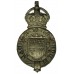 Kendal Borough Police Helmet Plate - King's Crown