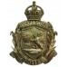 Macclesfield Borough Police Helmet Plate - King's Crown