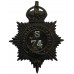 Sheffield City Police Black Helmet Plate - King's Crown (S74)