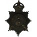 Lincolnshire Constabulary Night Helmet Plate - King's Crown