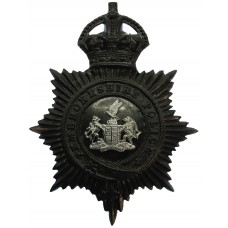 Pembrokeshire Police Black Helmet Plate - King's Crown