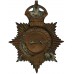 Pembrokeshire Police Black Helmet Plate - King's Crown