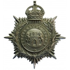 Northampton Borough Police Helmet Plate - King's Crown