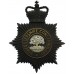 Worcestershire Constabulary Night Helmet Plate - Queen's Crown