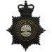 Worcestershire Constabulary Night Helmet Plate - Queen's Crown