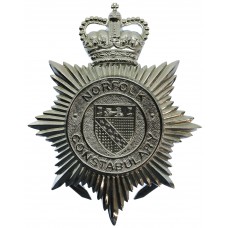 Norfolk Constabulary Helmet Plate - Queen's Crown