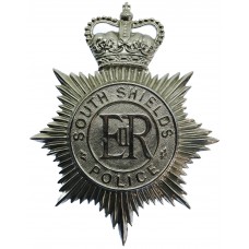 South Shields Police Helmet Plate - Queen's Crown