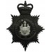 Eastbourne Borough Police Night Helmet Plate - Queen's Crown