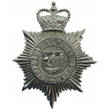 Bristol Constabulary Helmet Plate - Queen's Crown