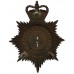 Wolverhampton Police Night Helmet Plate - Queen's Crown