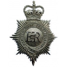 Hertfordshire Constabulary Helmet Plate - Queen's Crown